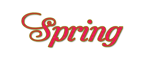 spring text by nataliplus - 無料png