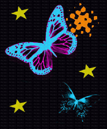 butterfly background - GIF animate gratis
