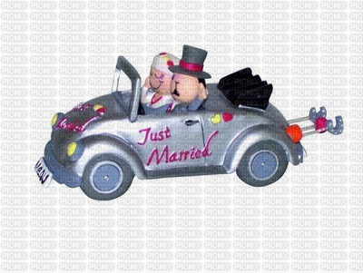 just married - zdarma png