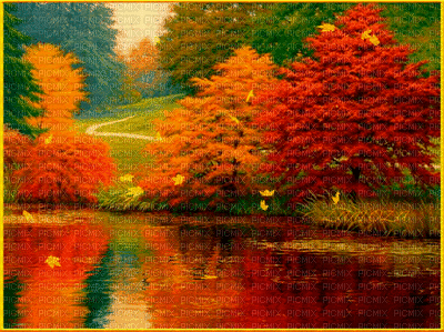 autumn background bp - GIF animé gratuit