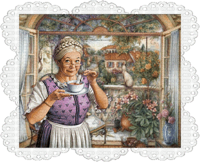 Vovó Grandmother - GIF animado gratis