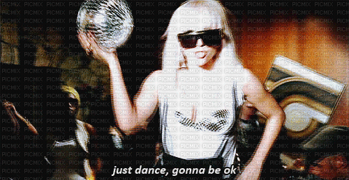 Lady Gaga - Бесплатный анимированный гифка
