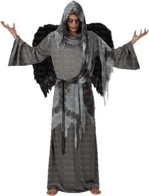 ange noir diable Halloween - PNG gratuit