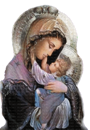Holy Mother Mary - GIF animate gratis