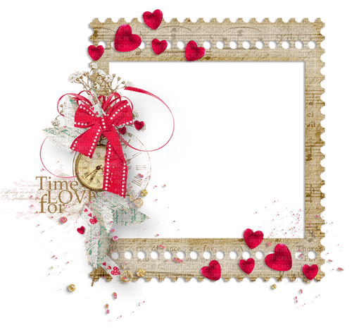 Valentine's.Frame.Cadre.Victoriabea - Free PNG