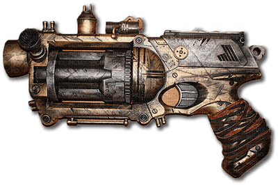 Kaz_Creations Gun Steampunk - nemokama png