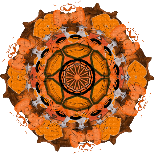 Orange Circle - GIF animado gratis