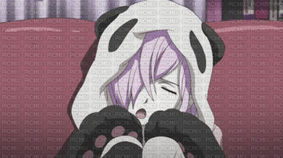 anime cosplay panda - Besplatni animirani GIF