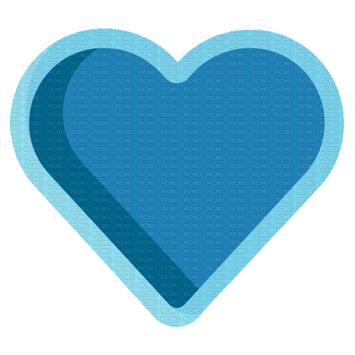 Blue Heart - GIF animé gratuit