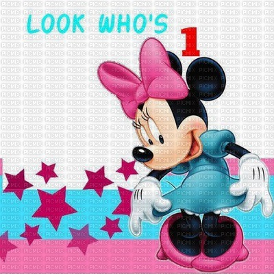 image encre couleur Minnie Disney anniversaire dessin texture effet edited by me - gratis png