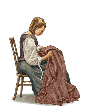 couture_couturière_seamstress_dressmaker_tube-gif - Free animated GIF