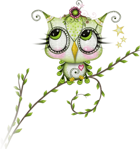 fancy owl - ücretsiz png