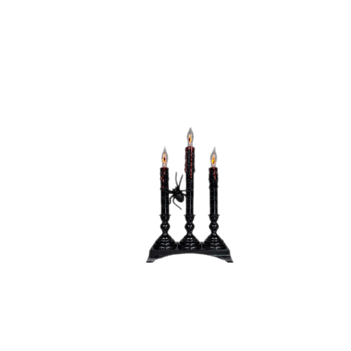 deco goth candle - ücretsiz png