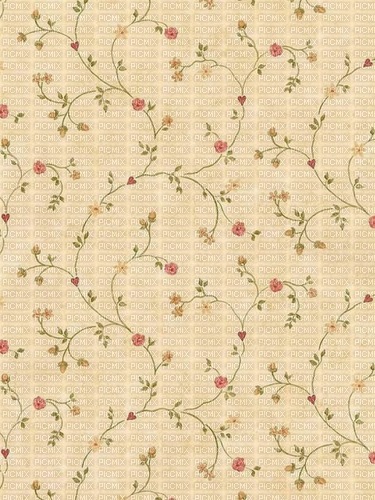 cream flower and vines wallpaper - 免费PNG