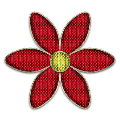 flower-red-deco-minou52 - ücretsiz png