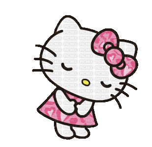 Désolé sorry hello kitty rose pink cute mignon, pardon , désolé , hello ,  kitty , debutante - Free animated GIF - PicMix