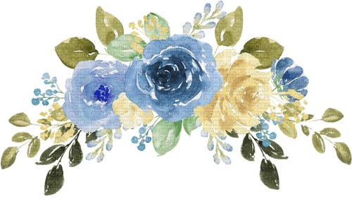 MMarcia flores aquarela fleurs aquarelle - фрее пнг