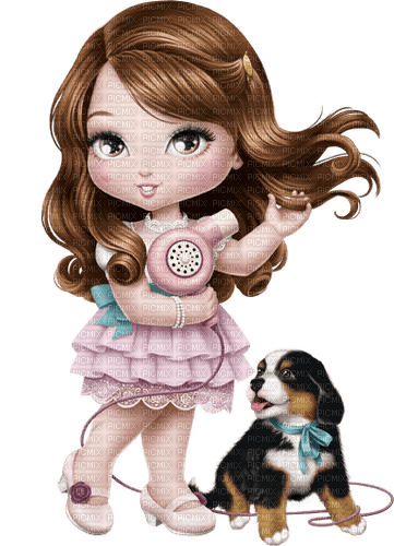 Cute Doll Jolie - besplatni png