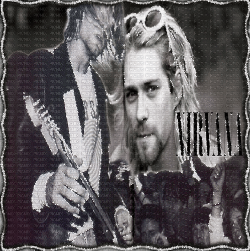 Kurt Cobain milla1959 - Бесплатный анимированный гифка