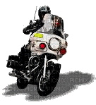 police moto - Gratis geanimeerde GIF