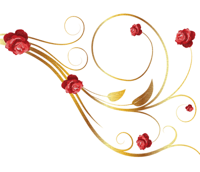 Deco.Fleur.Gold.roses.coin.Victoriabea - darmowe png
