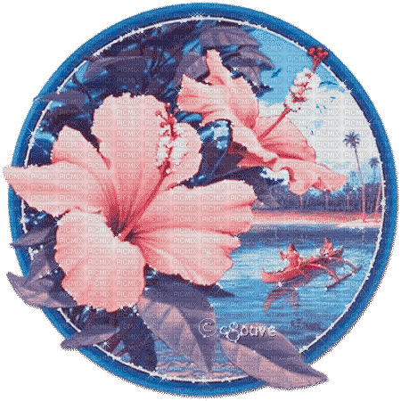 soave background animated  vintage  blue pink - Gratis geanimeerde GIF