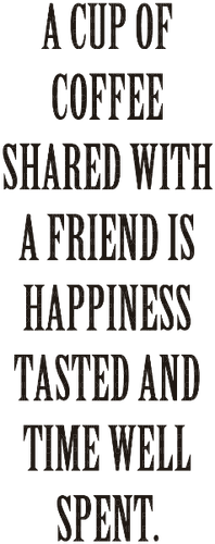 Coffee.cup.Friends.Text.Deco.Victoriabea - Free PNG