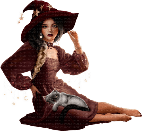 halloween witch by nataliplus - png gratis