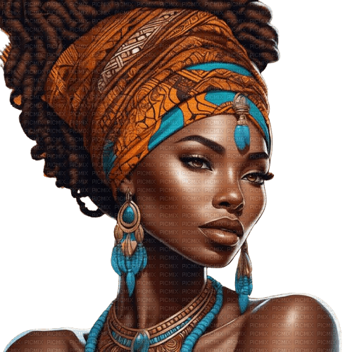 loly33 femme afrique - 免费PNG