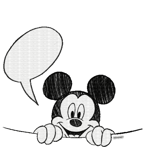 Mickey Mouse Hello - GIF animé gratuit
