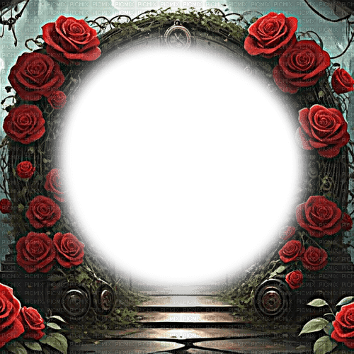 ♡§m3§♡ RED ROSES GOTHIC FLOWERS - zadarmo png