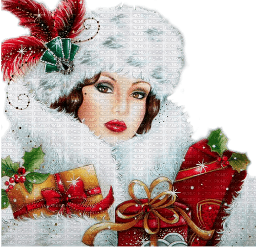 christmas woman by nataliplus - фрее пнг