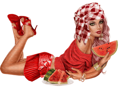 woman fruit bp - png grátis