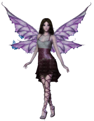 fairy violet fantasy laurachan - 免费PNG