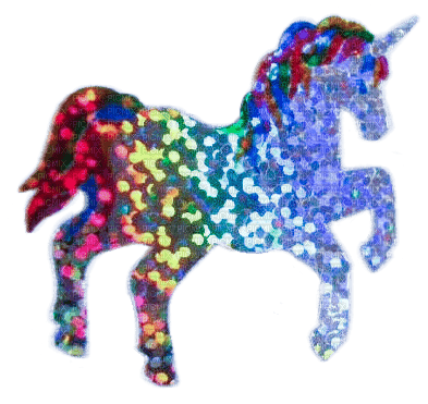 unicorn sticker - ingyenes png