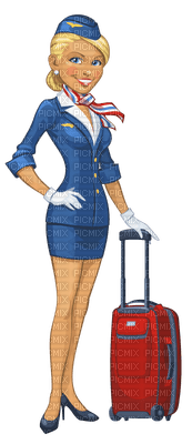 Flight Attendant bp - 免费PNG