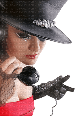 Kaz_Creations Woman Femme Telephone - 免费PNG
