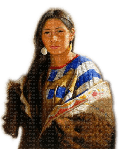 Rena Native American Woman Indianerin - безплатен png