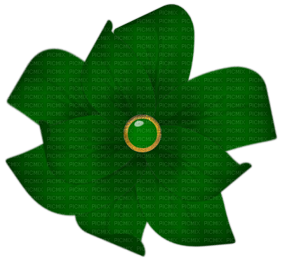 Fleur vert:) - ücretsiz png