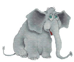 elephant-ani-deco - GIF animé gratuit