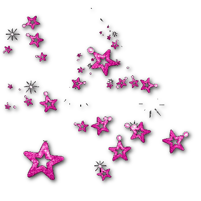 pink stars (credits to owner) - nemokama png