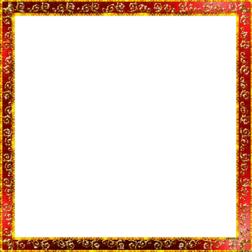 Frame red gold - Free animated GIF