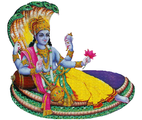 Shri Vishnu - GIF animé gratuit