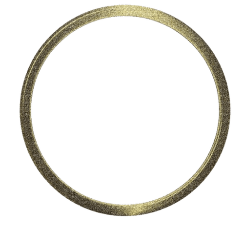 #Frame #Metal #round #gold - δωρεάν png