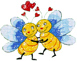 пчёлки - Бесплатный анимированный гифка