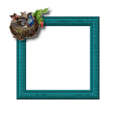 Small Teal Frame - фрее пнг