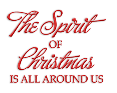 soave text christmas merry  the spirit - png ฟรี