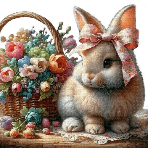 Easter hare by nataliplus - ücretsiz png