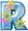 R floral - Бесплатный анимированный гифка