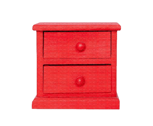 Commode bois rouge - 無料png